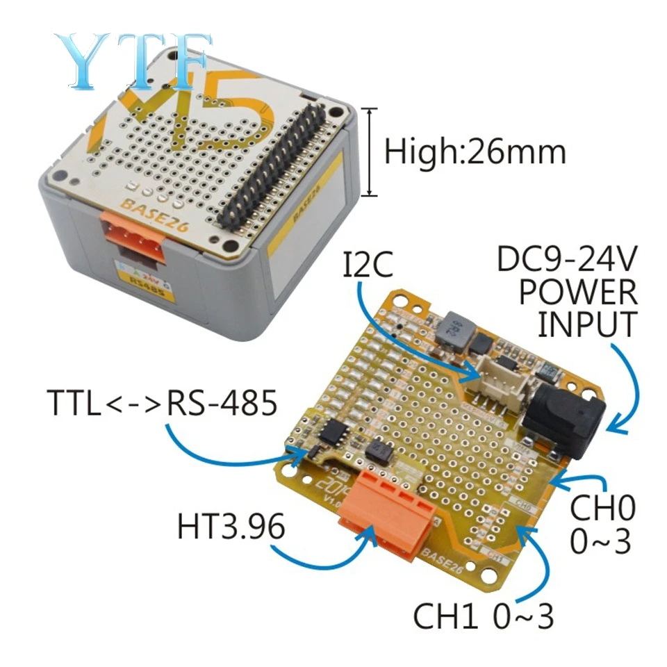M5Stack Base26 Proto модуль док-комплект M-BUS