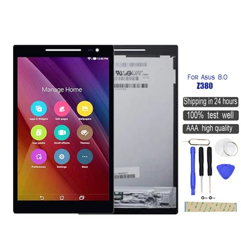 

New 8 inch For Asus Zenpad 8.0 Z380 Z380M Z380KL Z380CX Z380CL P022 P024 LCD Display Touch Screen Digitizer Assembly with Frame