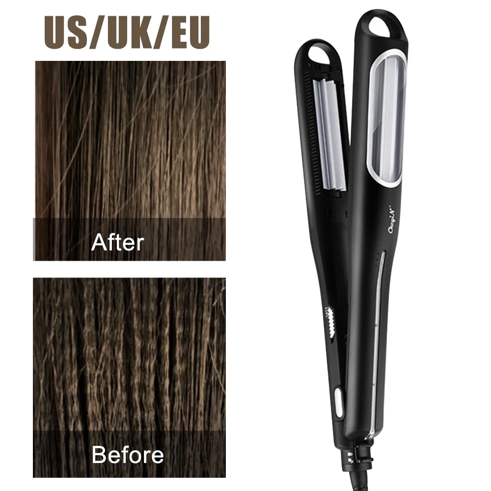 Плойка автоматическая для гофре утюжок Профессиональный завивки волос щипцы