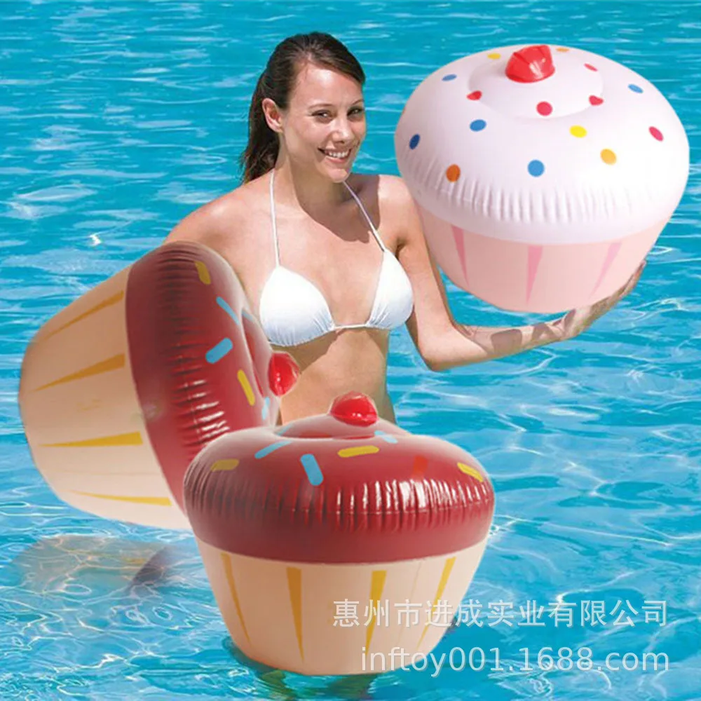 Inflatable Water Floating Cake Profession PVC Birthday Cake Decorations Stage Advertisement Props