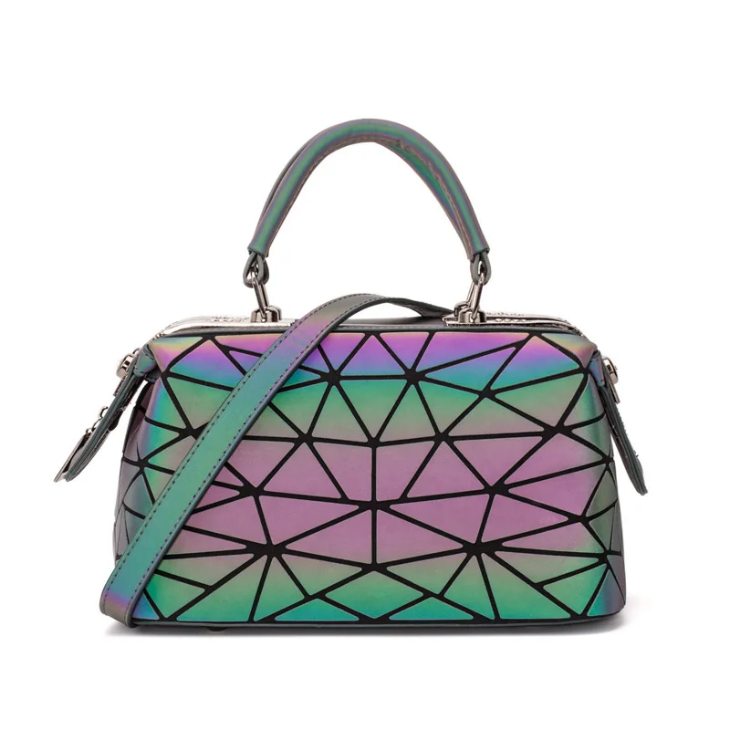 

sac bolsa feminina Handbags for girls women holographic bag Luminous geometric bag over shoulder crossbody bags for women 2020