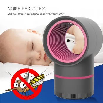 

Household White USB Photocatalyst LED Mosquito Killer Lamp Mosquito Repellent Mosquito Trapping Bug Zapper Insect Flycatcher