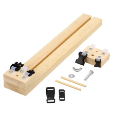 Wood Bracelet Jig Tool Survival Wristband Knitting Tool DIY Braiding Paracord Maker Outdoor Paracord Weaving Tool Kit