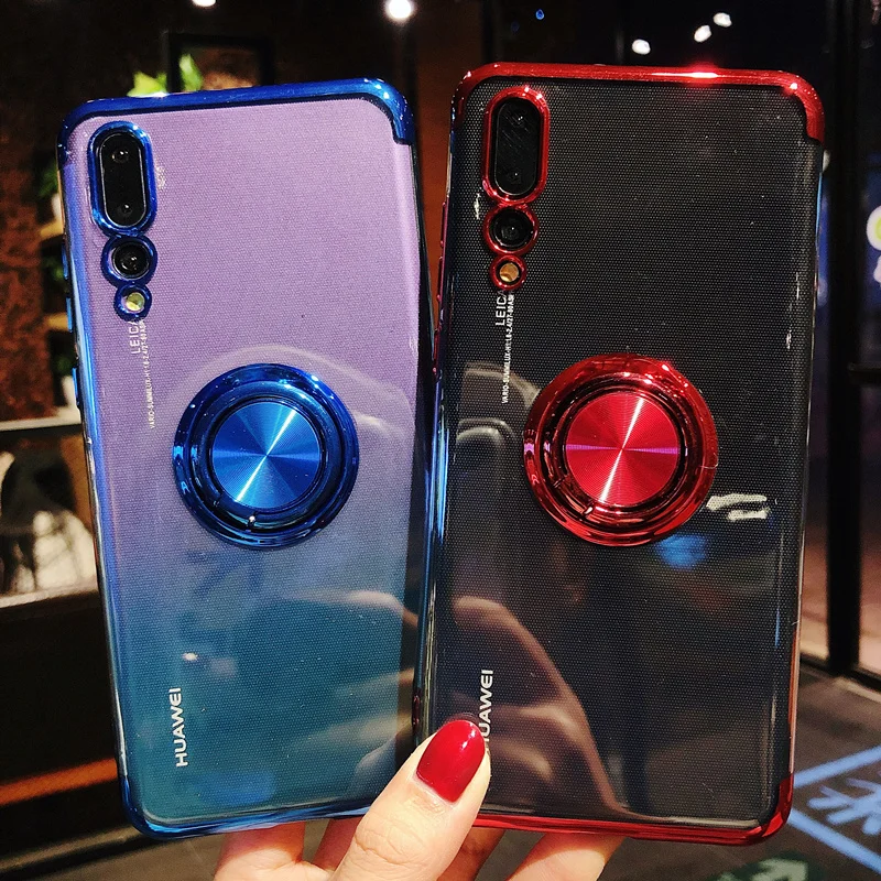 Чехлы для Huawei Honor 10i металлический магнитный держатель чехол P20 P10 lite Mate 20 Pro P30 Y6 Y7 Y9