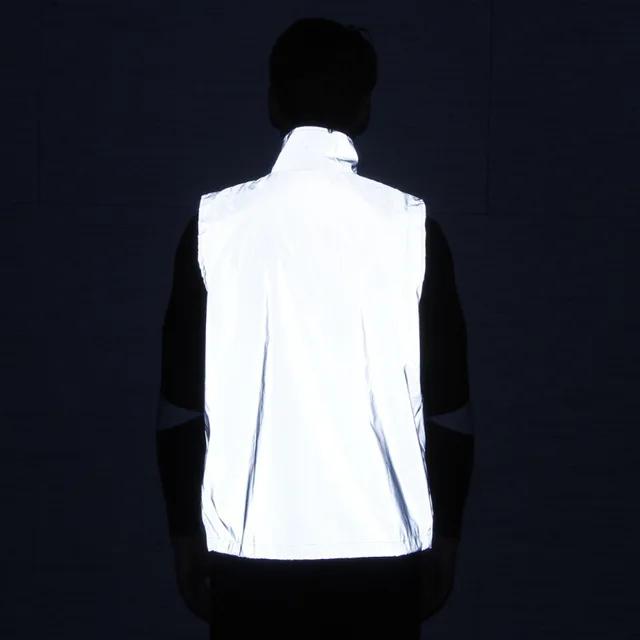 Unisex White Reflective Vest Jacket 17