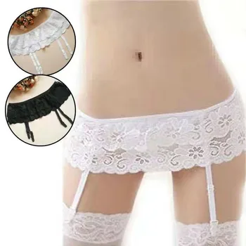 

Hot Sale Womens Sexy Garter Belt Lace Floral Top Garter Belt Suspenders For Woman Wedding Stocking Belt