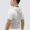 Silver Posture Corrector Scoliosis Back Brace Spine Corset Belt Shoulder Therapy Support Poor Posture Correction Belt Men ► Photo 3/6