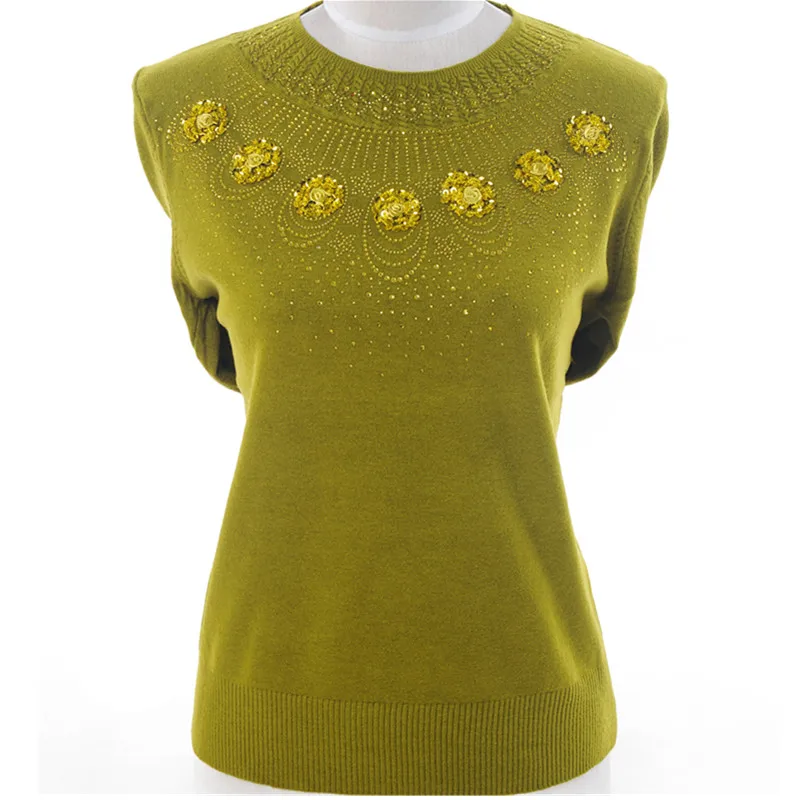 Autumn Winter Women Wool Sweater Plus size 4XL Loose Long-sleeved Warm Knitted Pullover Sweaters Mother Short Casual Jumpers
