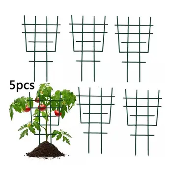 

DIY Plant Grid Garden Plant Support Frame Crawling Grid Climbing Vine Bracket Fruit Plant Flower Climbing Vine Support 5Pcs