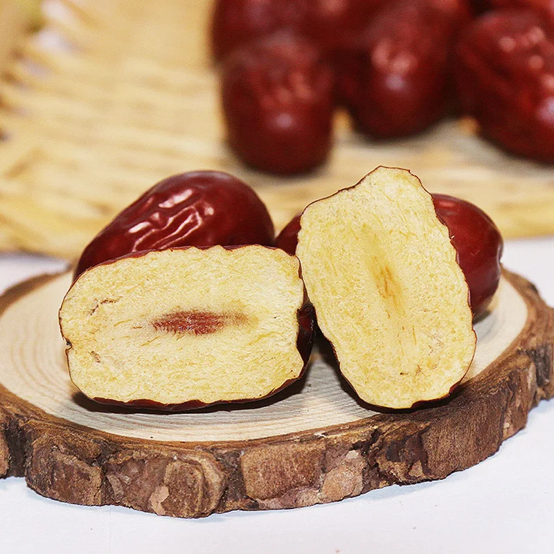 Естественная здоровая пищевая закуска JUJUBE китайские 100% органические сушеные