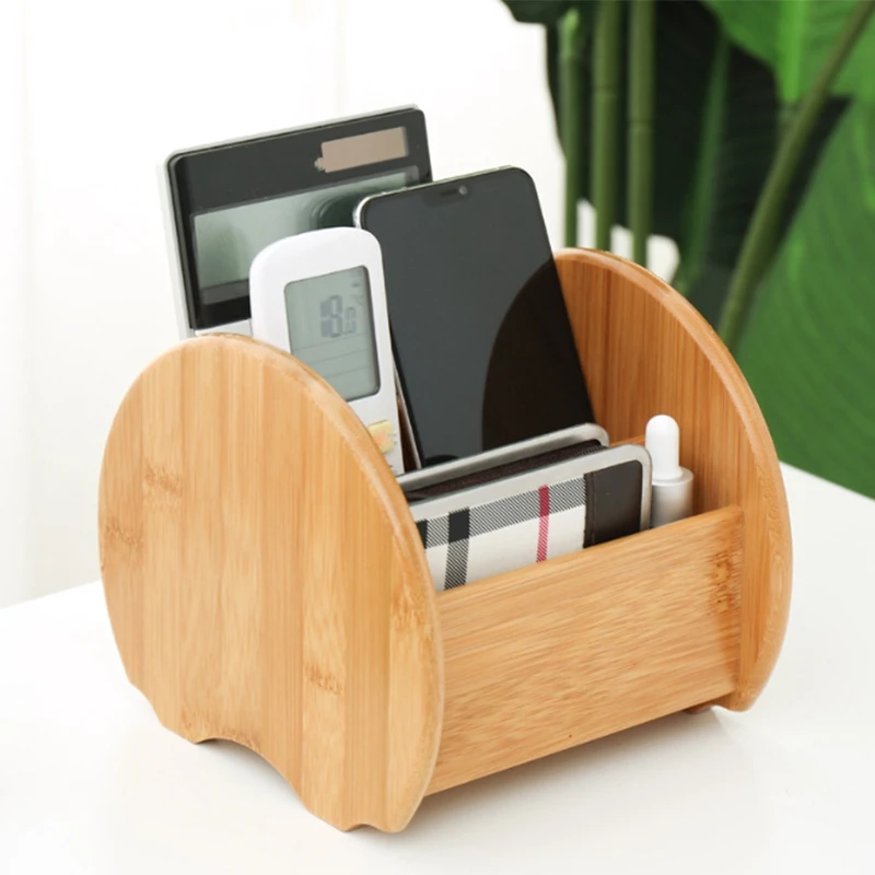 ABSS-3 сетка Bamboo пульт дистанционного управления коробка для хранения канцтоваров кабель для наушников сотовый телефон офисный Настольный ящик для хранения многофункциональный S