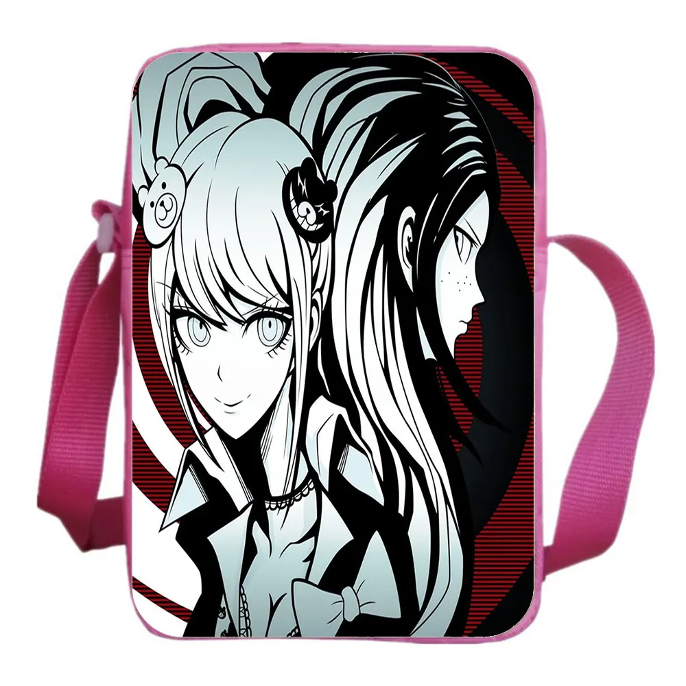 Danganronpa School Bag Mini Crossbody Bag  Backpack Casual Boy Girl Shoulder Bag Diagonal Small Backpack Light Phone Bag