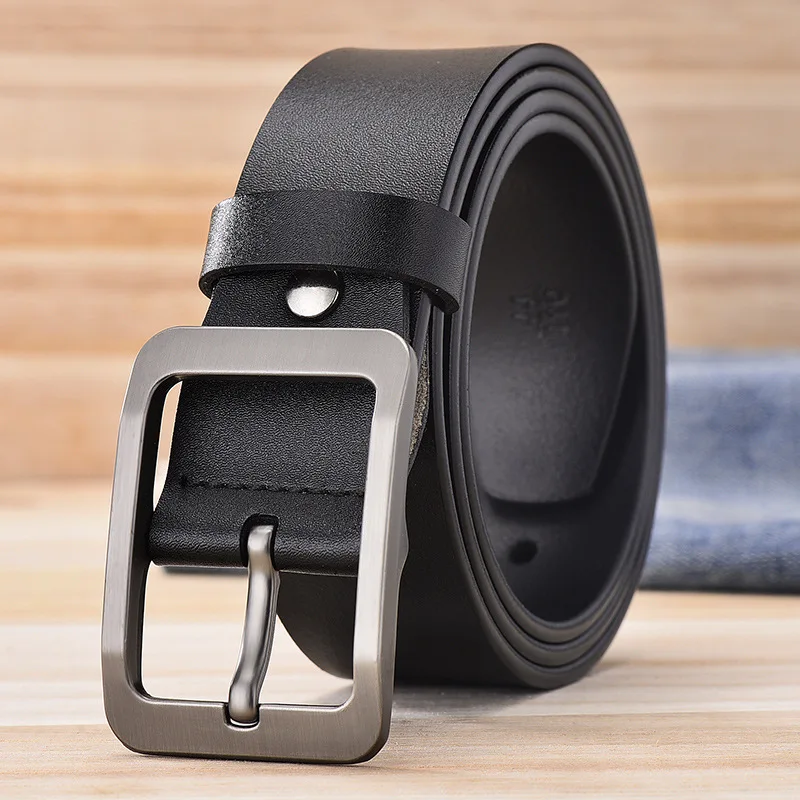 

Cinturon Ceinture Homme Riemen Voor Mannen Ceinture Cuir Homme Sales Man Buckle Leisure Joker Cowhide Man Leather Belt