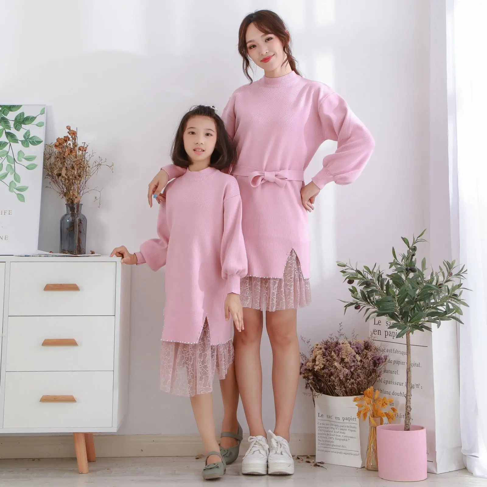 mother daughter sweater dresses