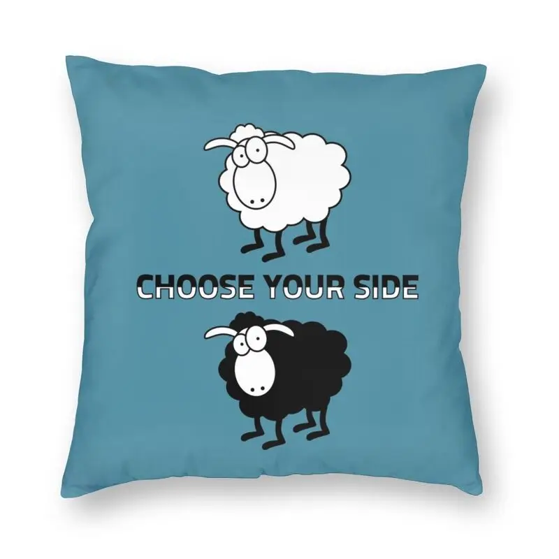 

Personalized Cute Sheep Choose Your Side Pillow Cover Home Decor 3D Two Side Printed Cushion Cover for Living Room