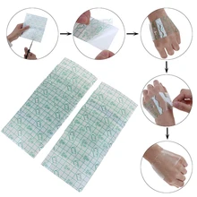 Cinta médica transparente para vendaje de heridas, adhesivo de yeso impermeable, antialérgico, 2 tamaños, 10 Uds.