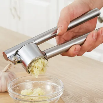 

Lengthen 304 stainless steel garlic presses Kitchen tools garlic kitchen gadgets and accessories WJB32707