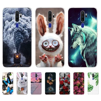 

For OPPO A5 2020 Case Luxury TPU Silicone Cases for OPPO A9 2020 Phone Back Cover Funda Coque