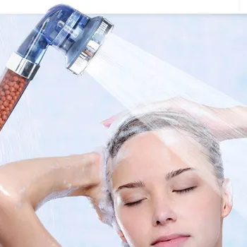 

Shower Bath Head Adjustable 3 Mode High Pressure Handheld for Home Bathroom Hotel QJS Shop