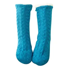 Носки женские носки однотонные толстые нескользящие носки-тапочки женские ковровые носки женские хлопковые