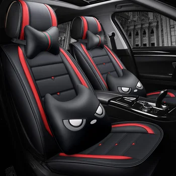 

Full Coverage Eco-leather auto seats covers PU Leather Car Seat Covers for fiat500 fiat punto freemont