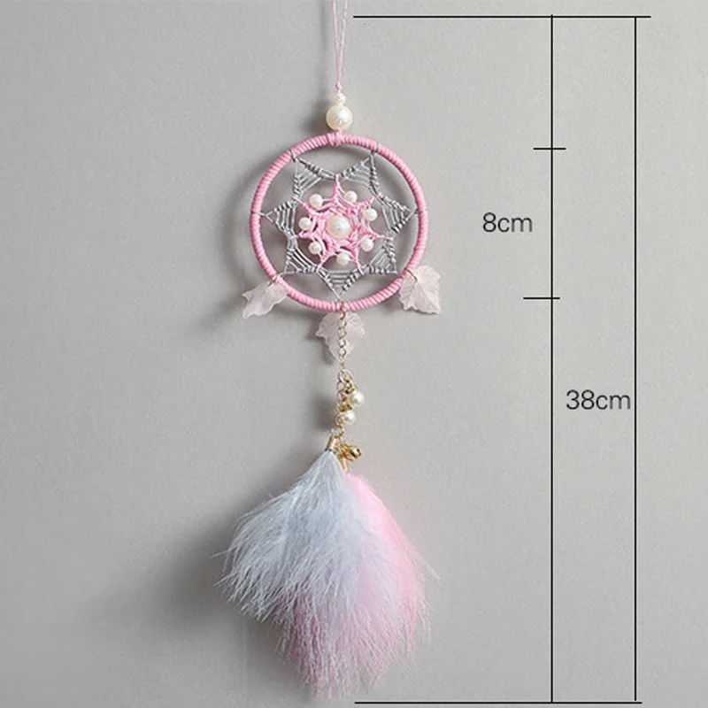 1 шт. зеркало заднего вида подвеска с перьями для девочек украшение на стену авто