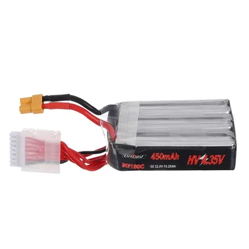 

22.8V 450mAh 80C/160C 6S Rechargeable Batteries For RC Halicopter Airplanes 6s Lithium Battery XT30 Output RC Lipo Battery