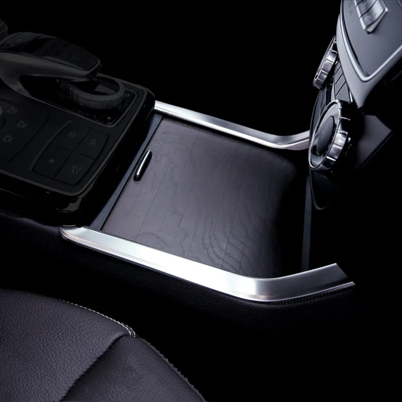 Car Styling Center Console Water Cup Holder Trim Strips For Mercedes Benz GLE W166 ML GL GLS X166 Interior Accessories | Автомобили и