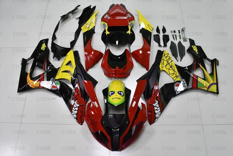 Обтекатели для BMW S1000 RR 11 12 S1000RR комплекты тела 2010 2014 Красный Черный акула|Полные