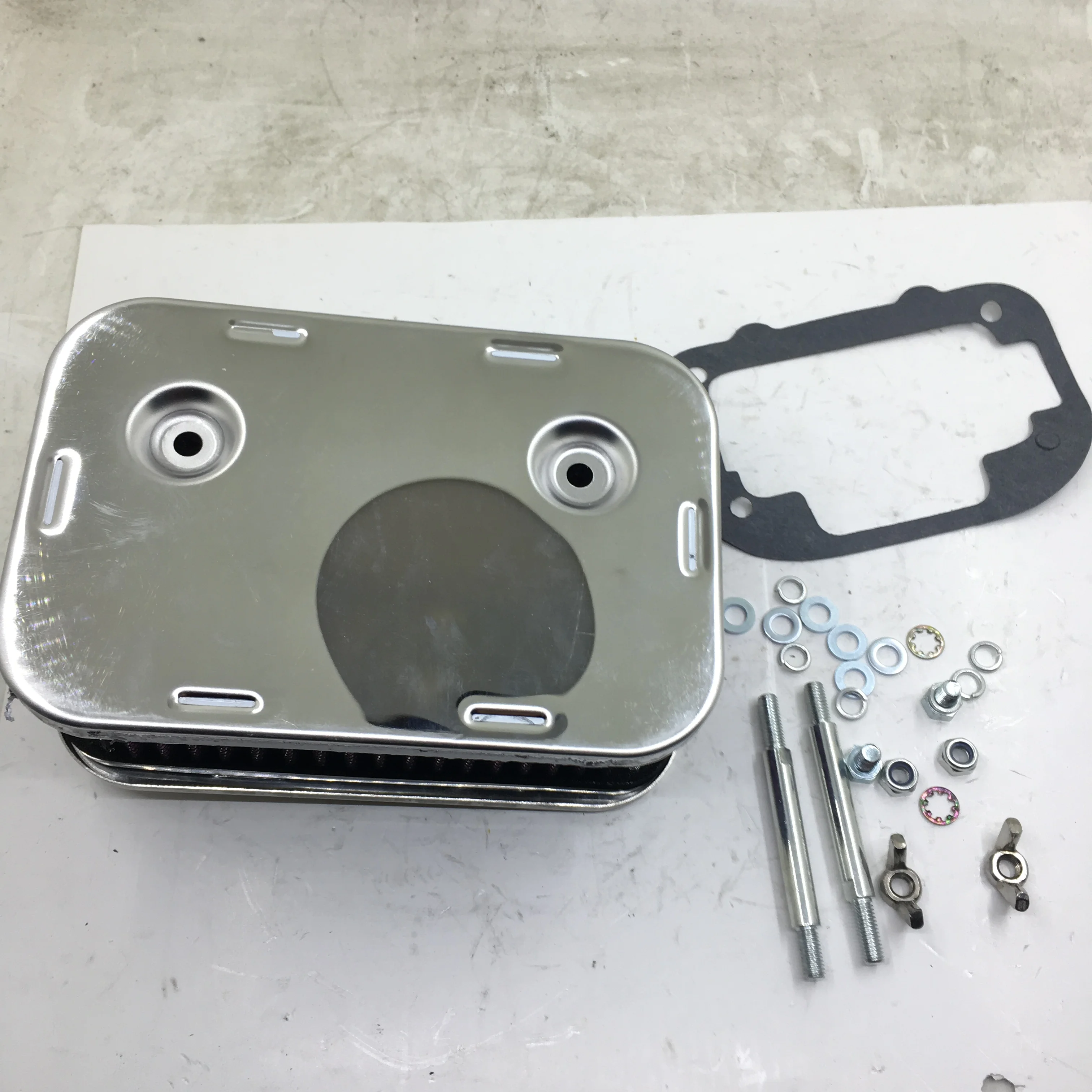 SherryBerg FAJS AIR Air Cleaner FOR EMPI WEBER dellorto CARB carburetor 32/ 36 DGEV DGV DGAV 38DGES DGAS CHROME AIR FILTER 65mm