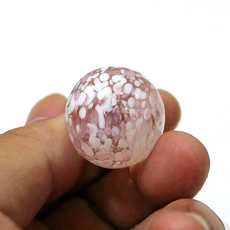 25mm Handmade Glass Marbles Balls Ornament Home Decor Accessories For Fish Tank Vase Aquarium Game Pinball Toy For Kids Children