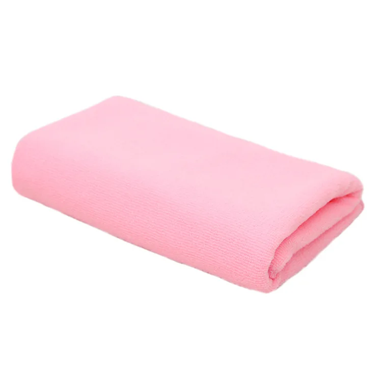 25X50 волокно Полотенца мягкая Абсорбирующая тряпка Кухня Департамента абсорбент Полотенца - Цвет: Pink 25X50