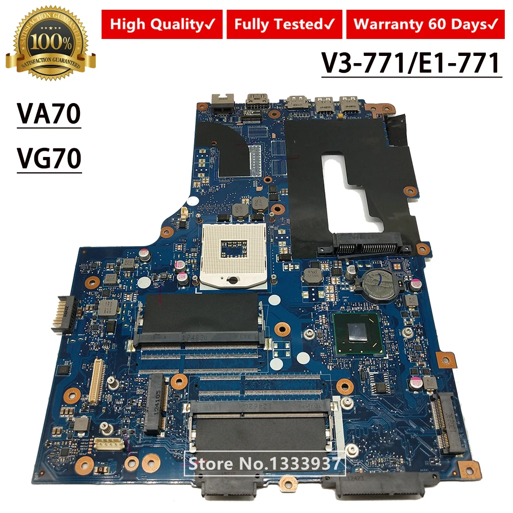 Материнская плата VA70 VG70 для Acer aspire V3 771 E1 731 материнская ноутбука DDR3 с двумя