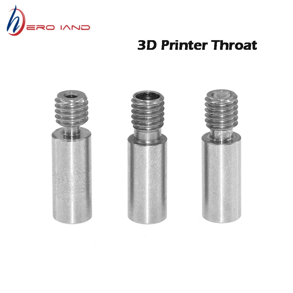 V6 Dual Hotend J head Throats Heat Break для филамента 1 75/3 0 мм/4 мм обновление 2 в out Throat детали 3D