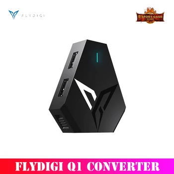 

Flydigi Q1 Keyboard And Mouse Converter PUBG Automatic Pressure Gun Android iOS High-Speed Mapping Bluetooth 4.0 Connection