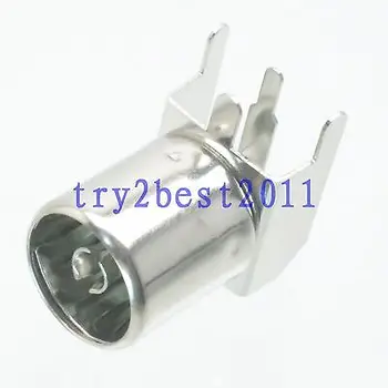 

DHL/EMS pcs Connector IEC PAL DVB-T jack pin solder PCB mount RF COAXIAL Right angle -C1