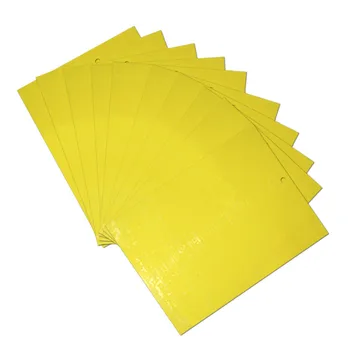 

Dual-Sided Yellow Sticky Insect repellent Traps Flying Plant Insect Fungus Gnats Aphids Bilateral shellac Insect Repellents #25