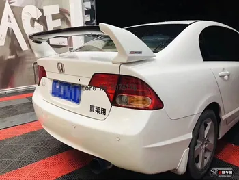 

For Honda Civic Spoiler High Quality ABS Material Car Rear Wing Primer Color Rear Spoiler For Honda Civic Spoiler FD2 2006-2011