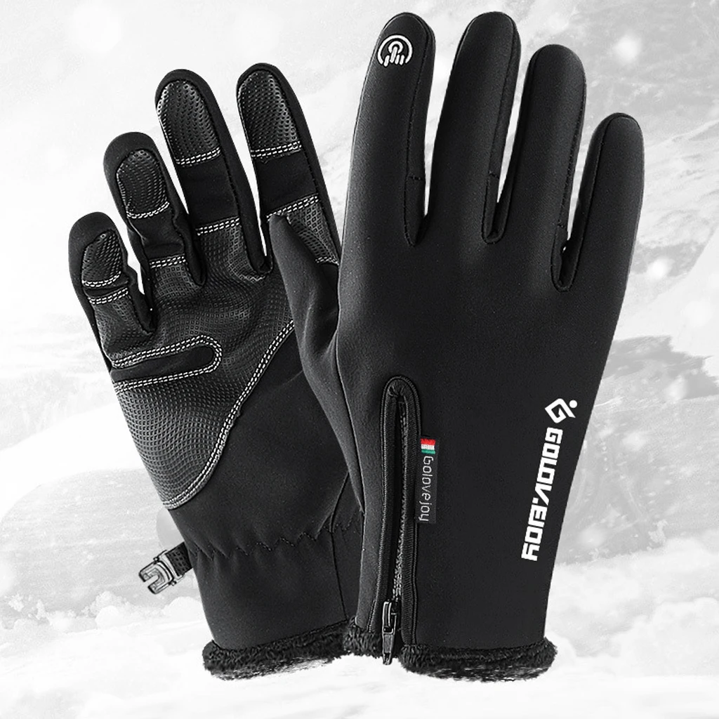 Cycling Gloves, Waterproof Touchscreen in Winter Skiing Outdoor Climbing Bike Motorcycle Gloves