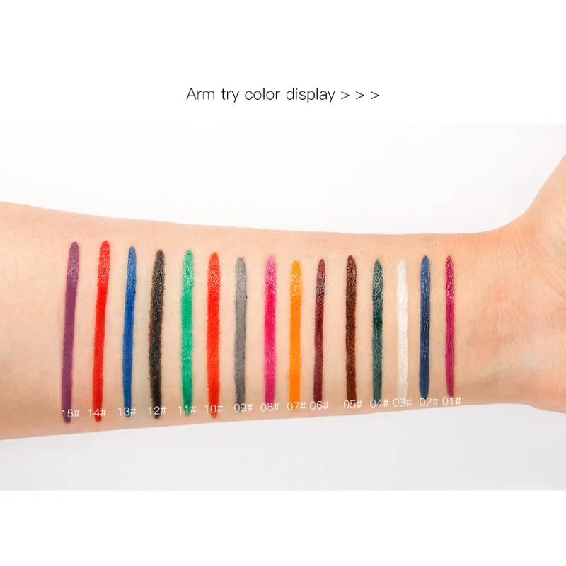 Pudaier Colorful Eyeliner Pen Eyes Makeup Art Black Color Liquid Eye Liner Pencil Make up Waterproof Cosmetics Eyeliners Ink Pen Pudaier Colorful Eyeliner Pen Eyes Makeup Art Black Color Liquid Eye Liner Pencil Make up Waterproof Cosmetics Eyeliners Ink Pen