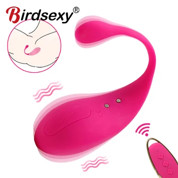 Wireless Remote Control Vibrating Egg Female Wearable Powerful G Spot Vibrator Love Egg Jump Sex