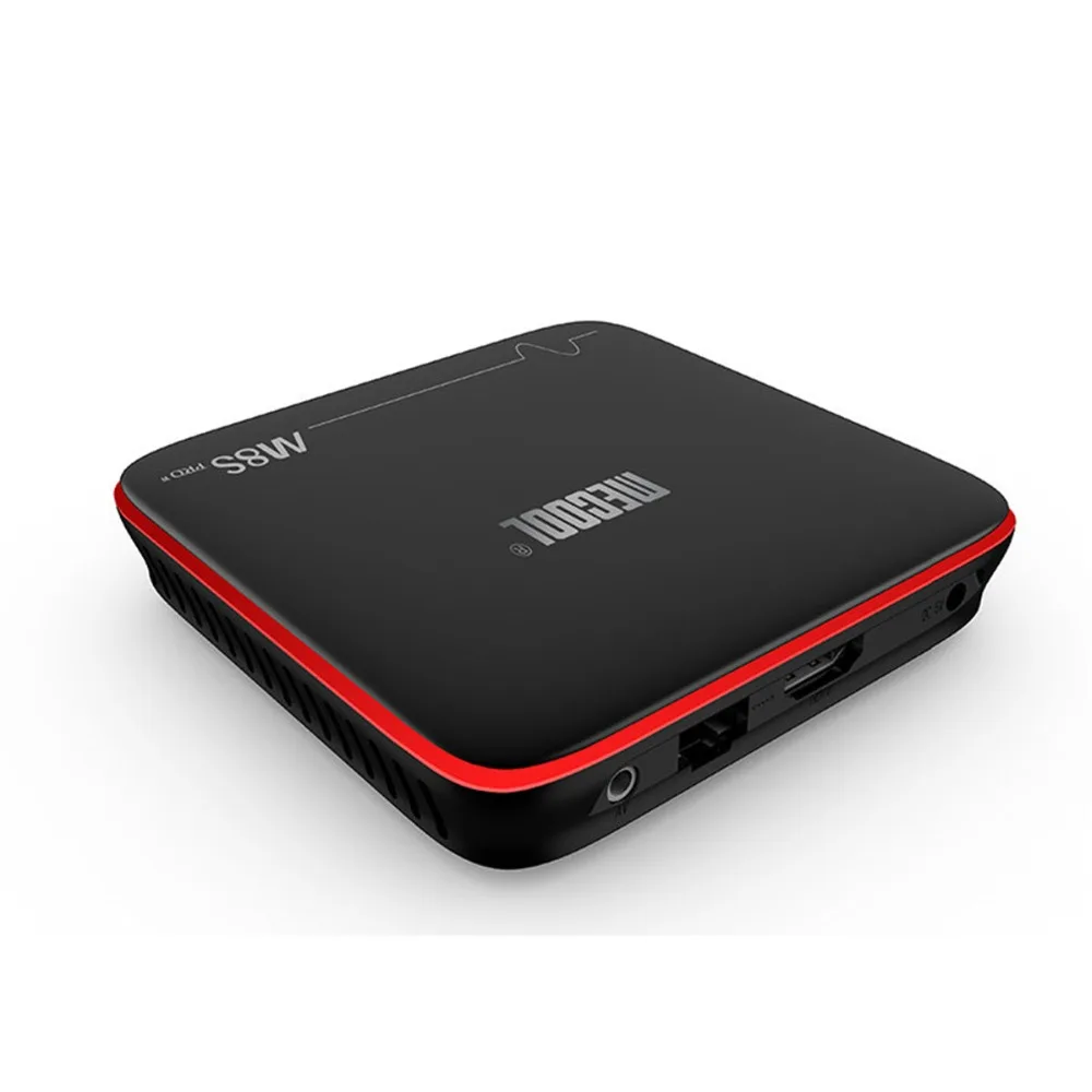 ТВ-приставка MECOOL M8S PRO W Android 7,1, четырехъядерный процессор Amlogic S905W, 1 ГБ ОЗУ, DDR3, 8 Гб смарт-ТВ-приставка, WiFi, 4K H.265, ТВ-приставка, голосовое управление