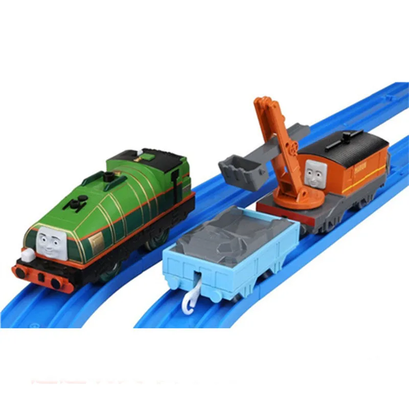 TAKARA TOMY поезд вагон TRACKMASTER грузовики моторизованный VICTOR ROCKY Edward Henry Gordon James Percy Hiro мальчик игрушки