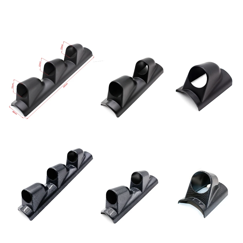 Car Meters Holder 60MM Universal Auto Modified Instrument left Hand Drive Meter Rack, Car Gauge Holder for 2.5-Inch Single/Double /Triple