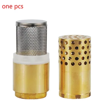 

Brass Check Valve Bottom valve filter Oil pump bottom valve filter check valve for water 1 inch One-way check valve