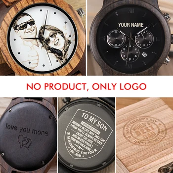 

BOBO BIRD Colorful Printing/ Laser Engrave Fee OEM/ODM Accept Custom Engrave on Bamboo Wooden Watches/ Sunglasses And Gift Box