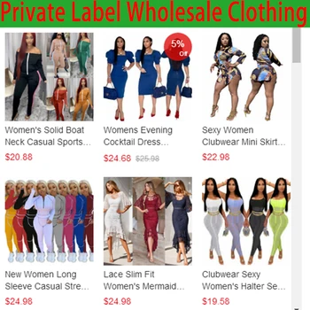 

Private Label Wholesale Women's clothing wholesale casual fashion women's dress trend wholesale clothing