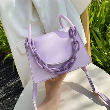 

2020 New Women's Bag Lipstick Bag Net Red Wild Solid Color Girl Shoulder Bag Fashion Messenger Bag