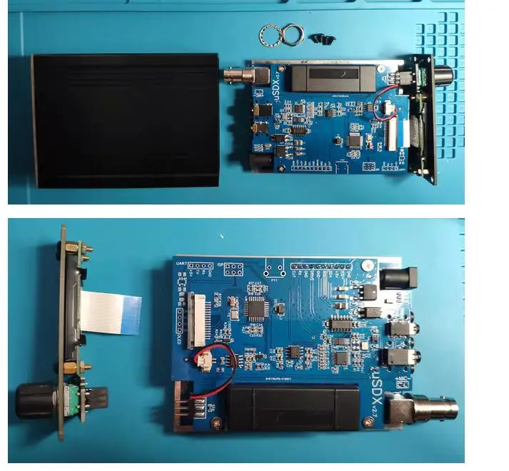 uSDR uSDX 10/15/17/20/30/40/60/80m 8 Band SDR All Mode HF SSB QRP Transceiver Compatible with uSDX QCX-SSB