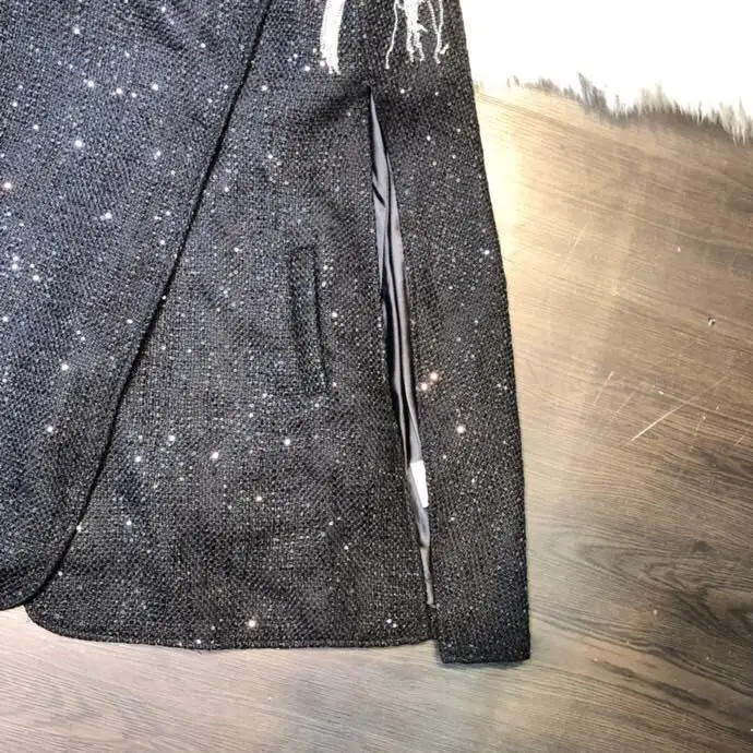 AH10541, модные женские пальто и куртки,, Подиумные роскошные, известный бренд, Европейский дизайн, вечерние, стильная женская одежда
